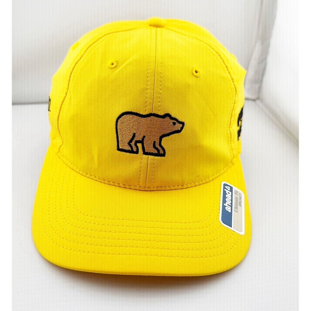 Limited Edition Rare Jack Nicklaus Play Yellow Bear Logo Hat, 2019.